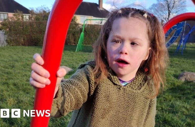 'One-of-a-kind' girl born with heart outside chest has pioneering surgery