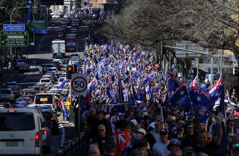 Anti-Immigrant Protests Attended by Neo-Nazis in Australia Worry Leaders
