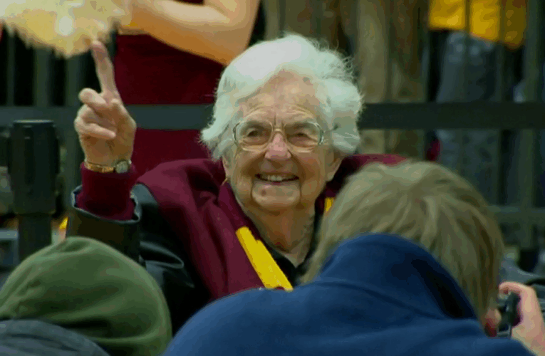 Sister Jean has retired from her duties at Loyola University