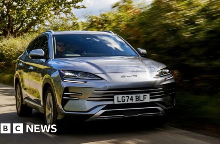 Chinese EV giant BYD sees UK sales soar by 880%